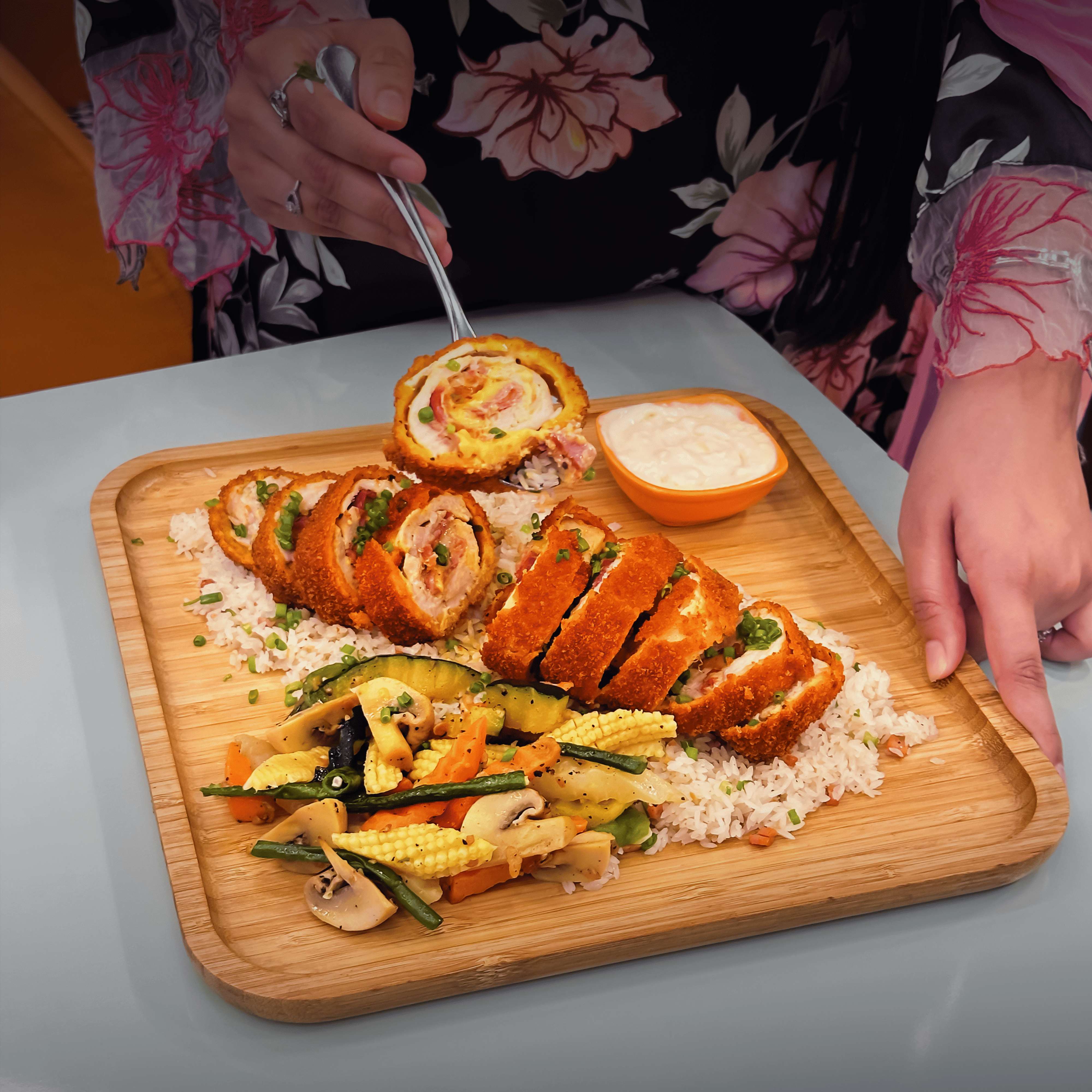 American Chicken Roller - Zii Zii Island Menu American Chicken Roller